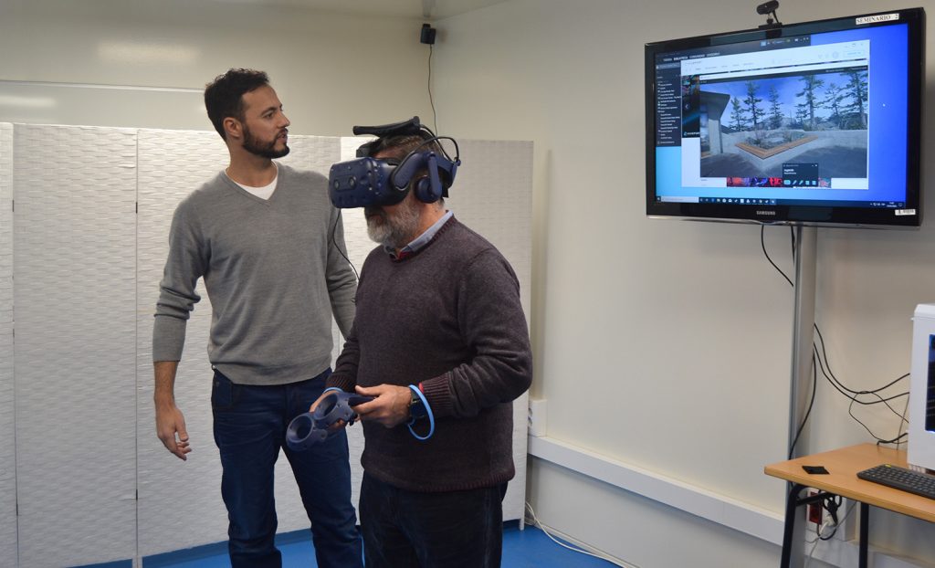 Realidade virtual con uso terapéutico