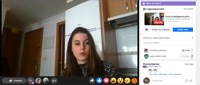 Charla en directo. Anais Rivas