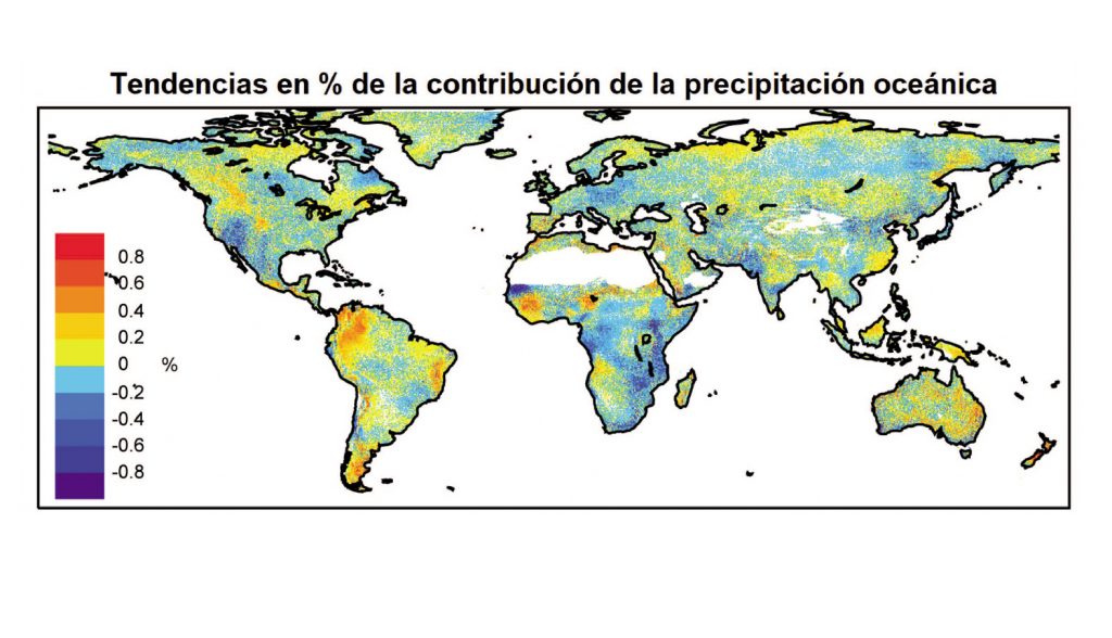 gráfica humidade oceánica