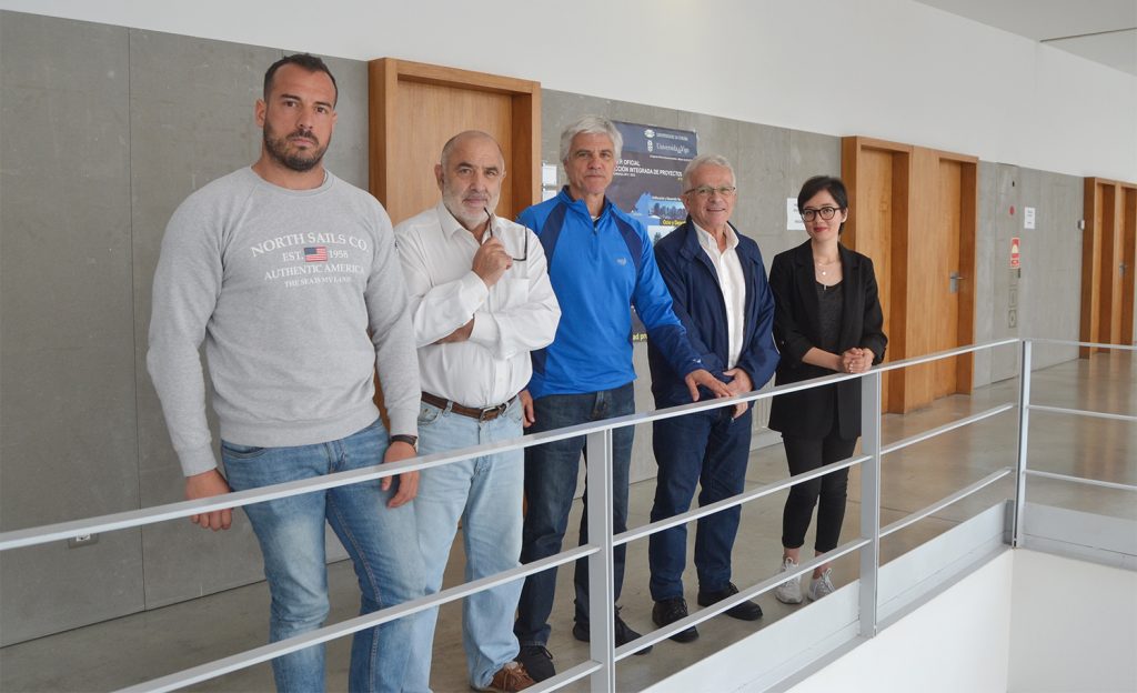 López Barreiro, Romo, Mota, García Soidán e Mnejja